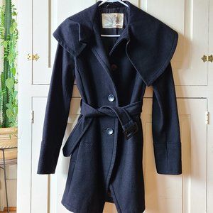 Kimchi Blue | Black Wool Pea Coat